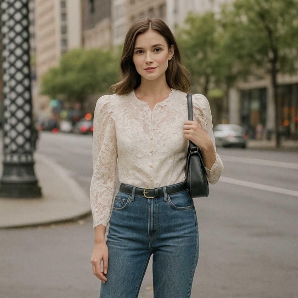 Vintage Benee By Lori Ann Lace Blazer